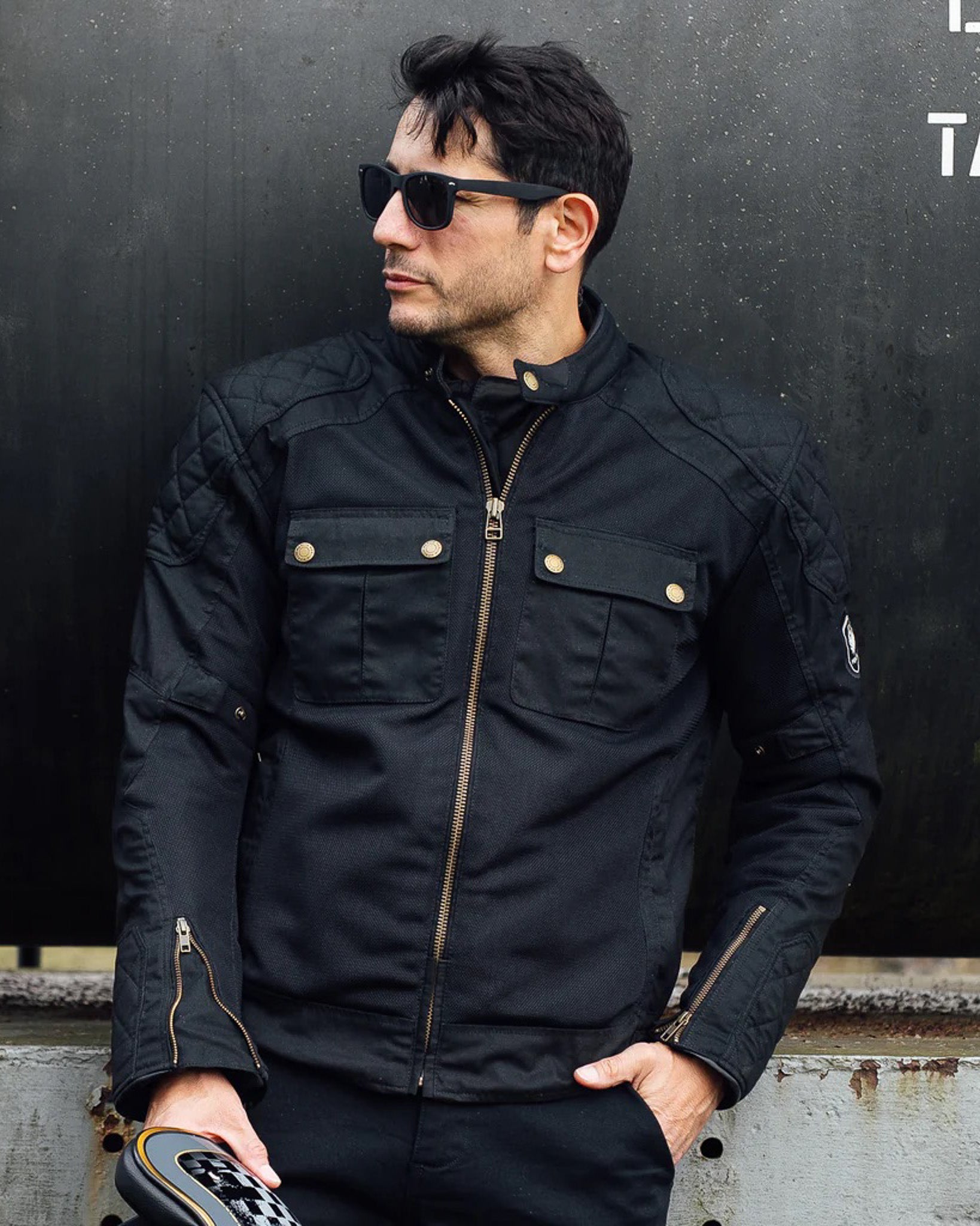 Merlin Shenstone Cotec II Air Jacket - Black | Bike Shed Moto Co