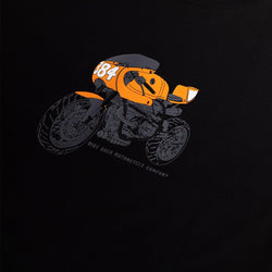 BMW Boxer Motorcycle ESTD. Graphic T-Shirt - Black - detail