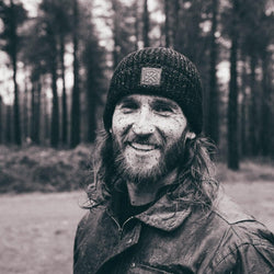 BSMC Motorcycle Crest Knit Beanie - Black