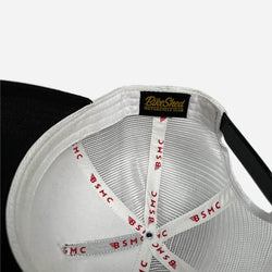 BSMC Motorcycle Garage Patch Cap - Black/White