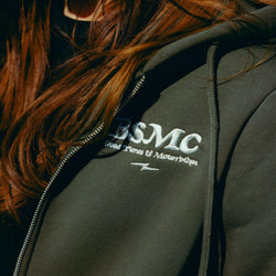 Green Bike Shed Motorcycle Co. Good Times Hooded Sweatshirt - detail