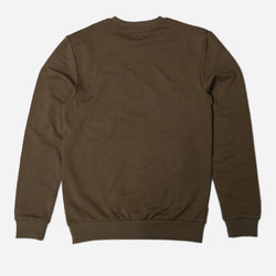 BSMC Moto Co Logo Appliqué Sweatshirt - Khaki