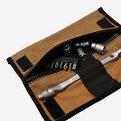 Motorcycle Rider's Tool Pouch - Waxed Tan