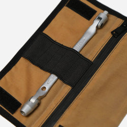 Motorcycle Rider's Tool Pouch - Waxed Tan