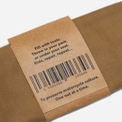 Motorcycle Rider's Tool Pouch - Waxed Tan