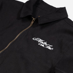 BSMC Shoreditch Logo Motorcycle Twill Jacket - Black