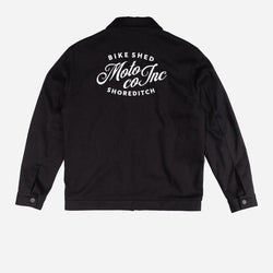 BSMC Shoreditch Logo Motorcycle Twill Jacket - Black