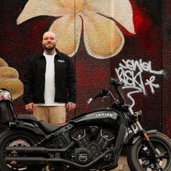 BSMC Shoreditch Logo Motorcycle Twill Jacket - Black