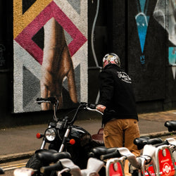 BSMC Shoreditch Logo Motorcycle Twill Jacket - Black