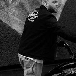 BSMC Shoreditch Logo Motorcycle Twill Jacket - Black