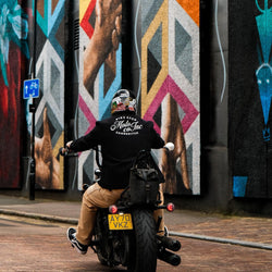 BSMC Shoreditch Logo Motorcycle Twill Jacket - Black