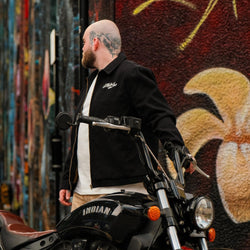 BSMC Shoreditch Logo Motorcycle Twill Jacket - Black
