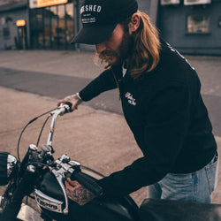 BSMC Shoreditch Logo Motorcycle Twill Jacket - Black