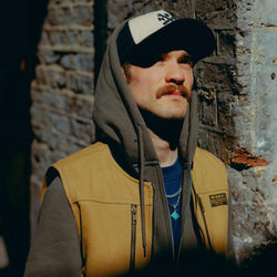 BSMC Spanners Logo Motorcycle Cap - Cream/Black