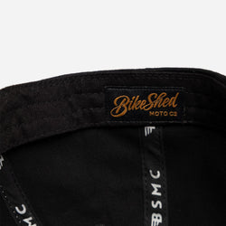 BSMC Spanners Logo Motorcycle Cap - Cream/Black