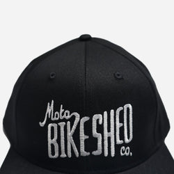 BSMC Throwback Logo Embroidered Snapback Cap - Black