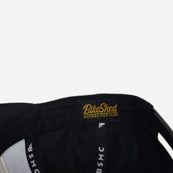BSMC Throwback Logo Embroidered Snapback Cap - Black
