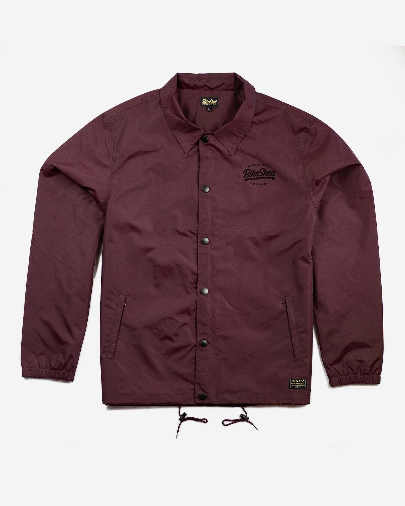 Burgundy cheap vans jacket