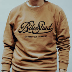BSMC Garage Motorcycle Sweatshirt - Brown/Black