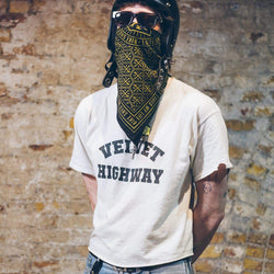 BSMC Retail Accessories BSMC Monogram Bandana - Black/Gold