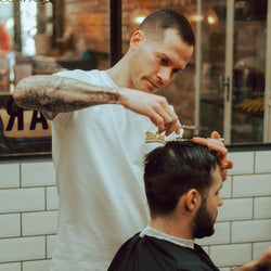 BSMC Motorcycle Mural Graphic T Shirt - White