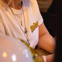 BSMC Motorcycle Mural Graphic T Shirt - White