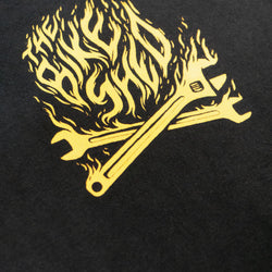 BSMC Speed Demon Graphic Motorcycle T-Shirt - Washed Black