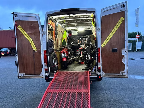 Motorcycle Transport by Chas Mortimer