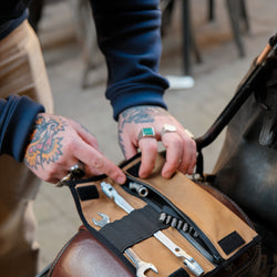 BSMC Riders Tool Pouch - Waxed Tan