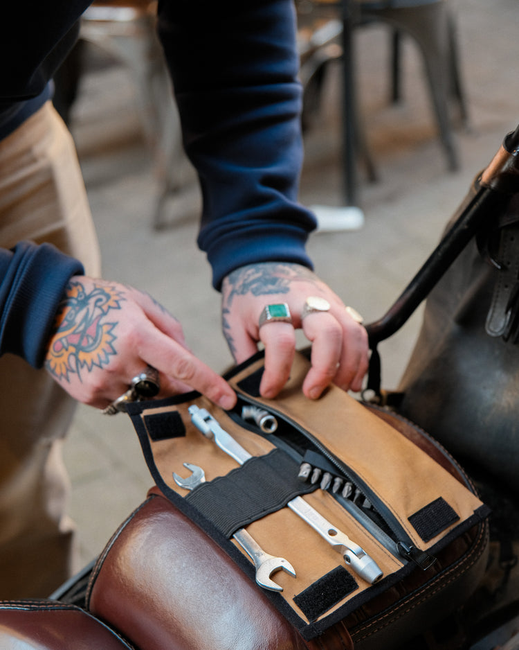 BSMC Riders Tool Pouch - Waxed Tan