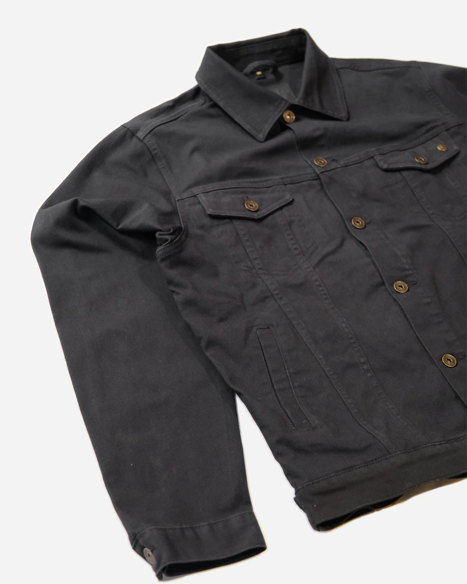 BSMC Denim Jacket - Cordura Black studio image side on