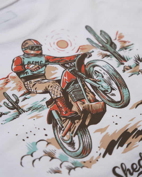BSMC Desert Race T-Shirt - Ecru/Multi