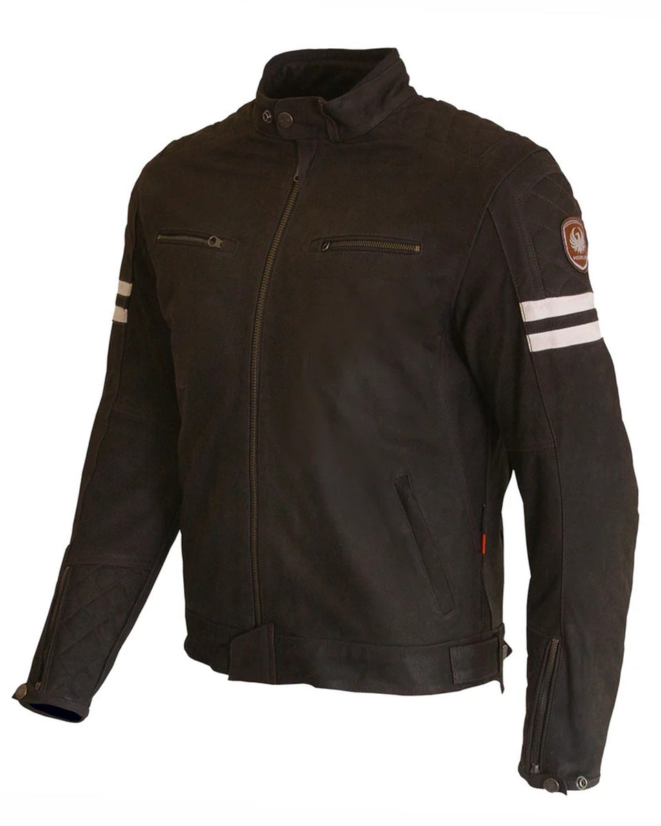 Merlin Hixon II Leather Jacket - Brown