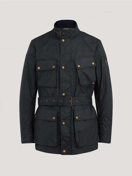 Belstaff Trialmaster motorcycle jacket black studio image