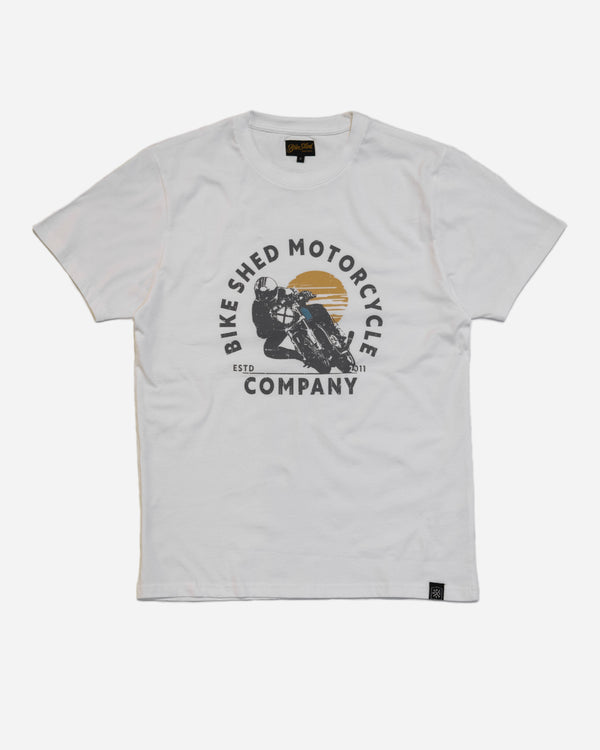 BSMC Sunset Track T-Shirt - White