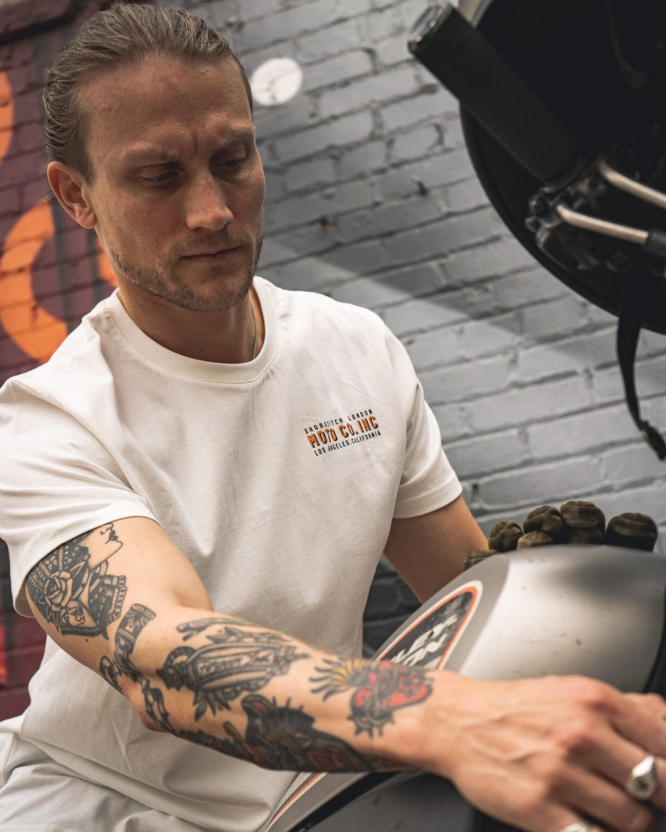 BSMC Billboard Logo Graphic T-Shirt - Off White