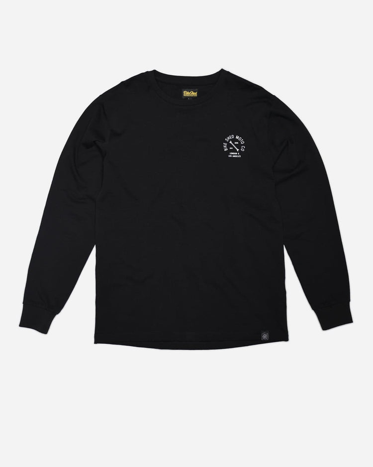 BSMC Retail T-shirts BSMC Cafe Bars Long Sleeve T-Shirt - Black