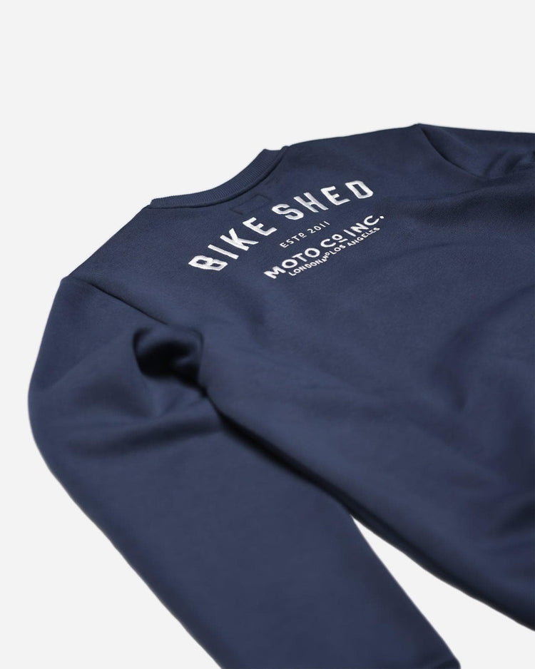 BSMC Retail Sweatshirts BSMC ESTD. Embroidered Sweatshirt - Navy