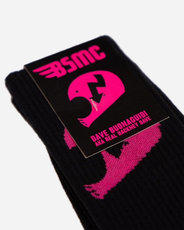 BSMC Retail Accessories BSMC FKU4LL Socks - Black/Pink