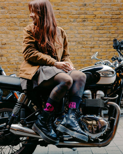 BSMC FKU 4LL Socks - Black/Pink