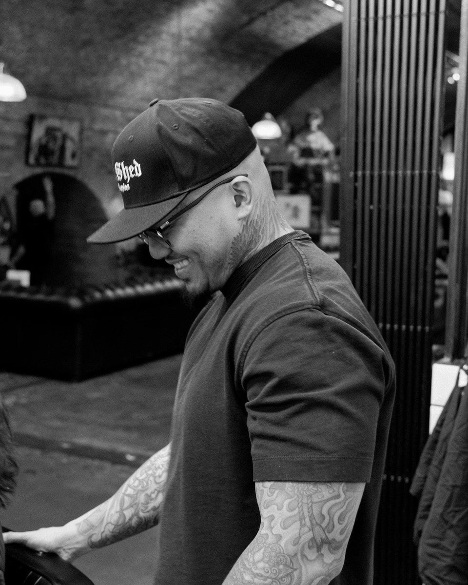 BSMC Los Angeles Snapback Motorcycle Cap - Black