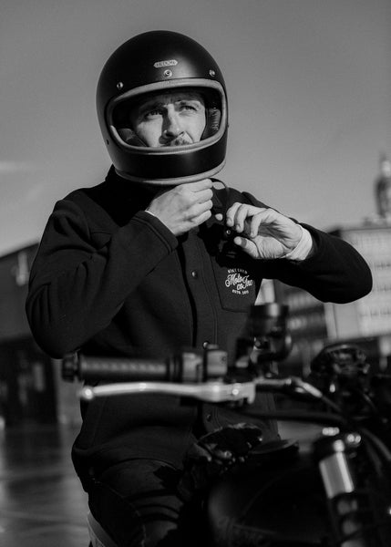 BSMC Retail Jackets BSMC Moto Co Brushback Overshirt - Black