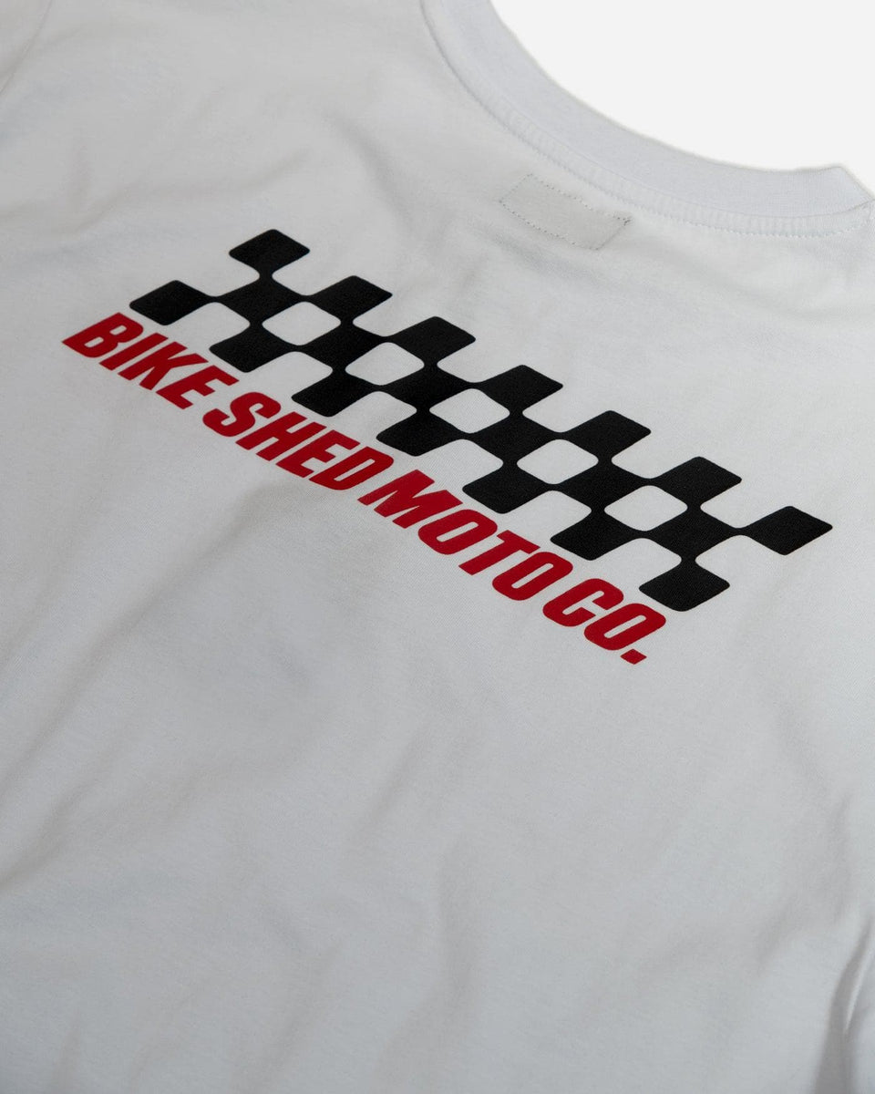 BSMC Motorcycle Race T-Shirt - White