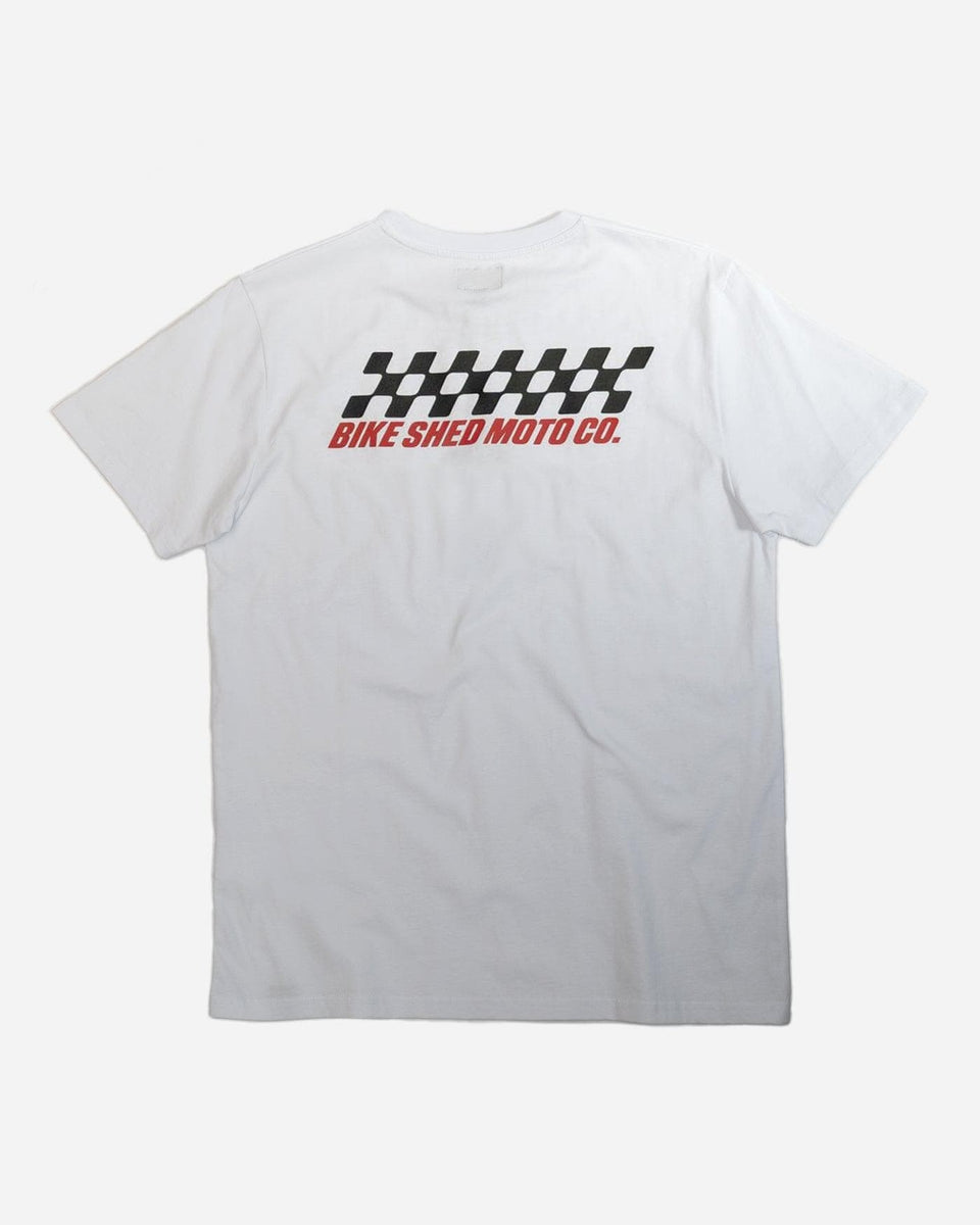BSMC Motorcycle Race T-Shirt - White