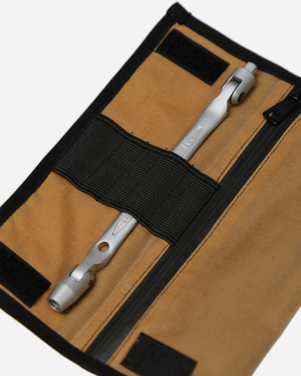 Motorcycle Rider's Tool Pouch - Waxed Tan