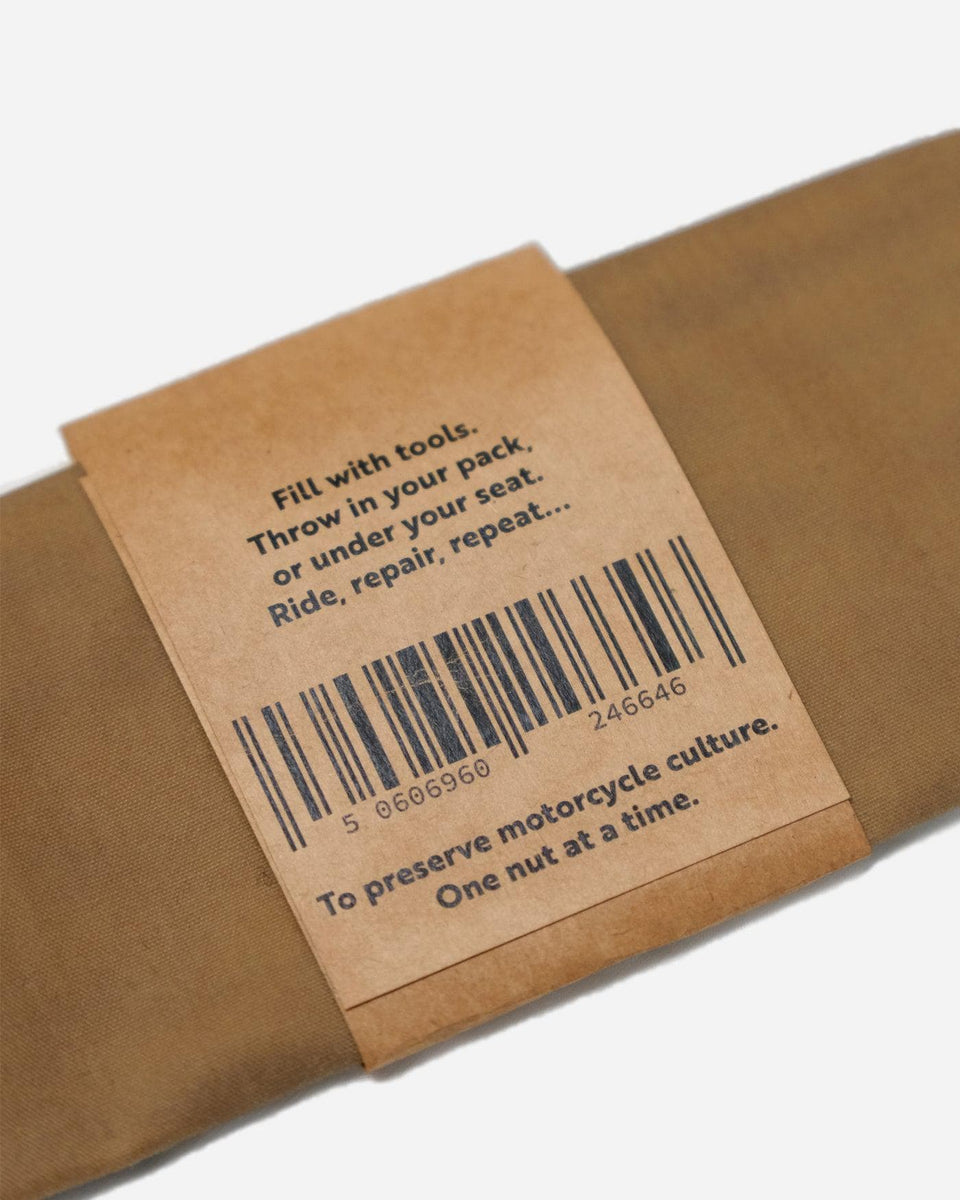 Motorcycle Rider's Tool Pouch - Waxed Tan