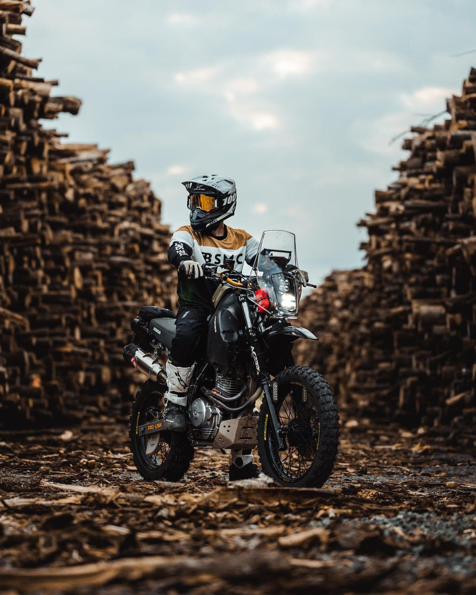 BSMC Wing Race Long Sleeve Motorcycle Jersey - Gold