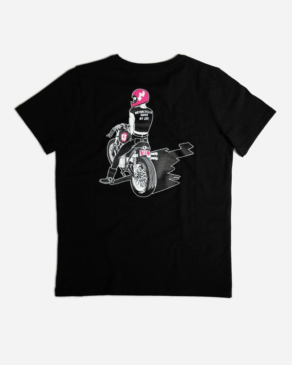 T-Shirt Biker Galaxy Tees - Motivo Moto, Cotone, Unisex, UK
