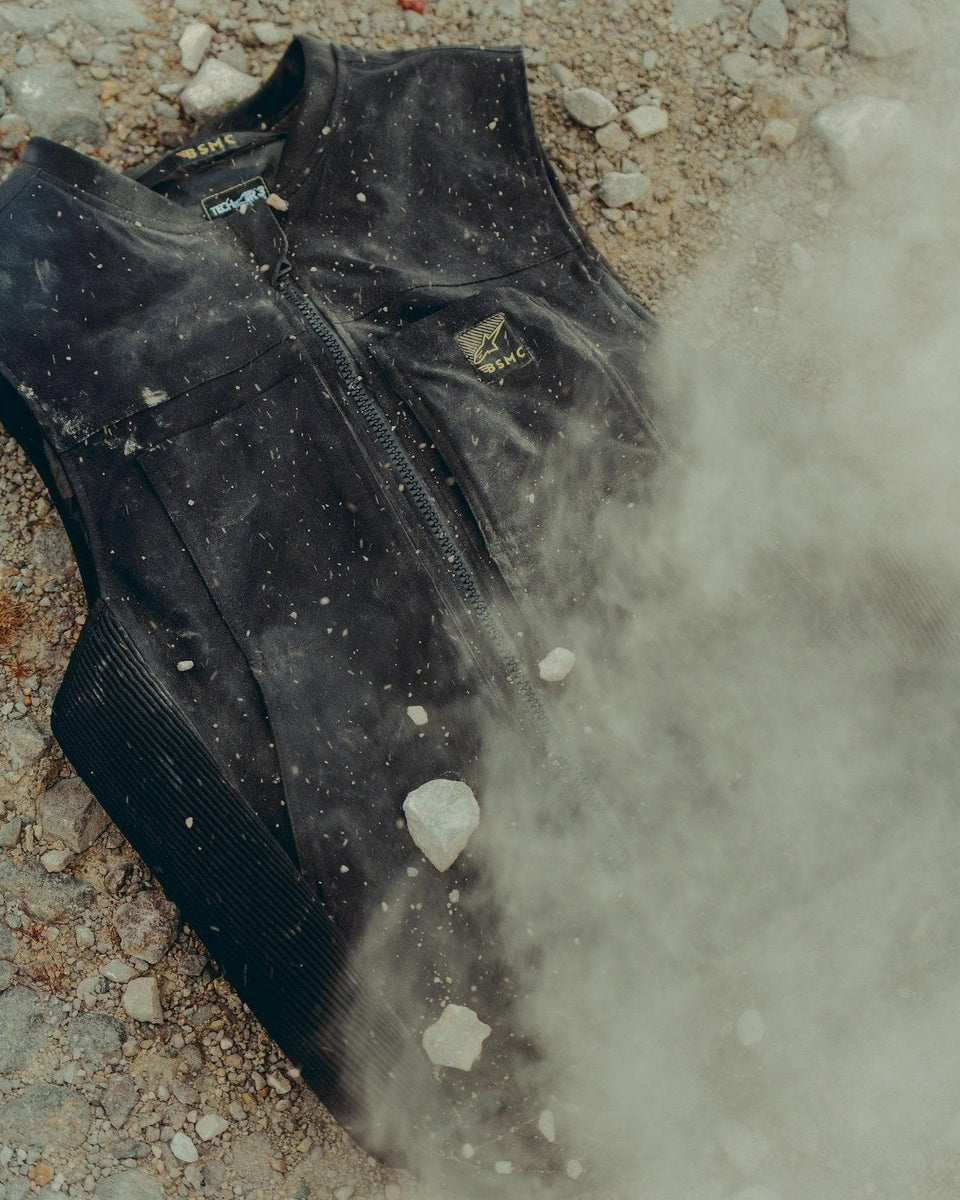 BSMC x Alpinestars TechAir 3 Canvas Airbag Motorcycle Vest - Black