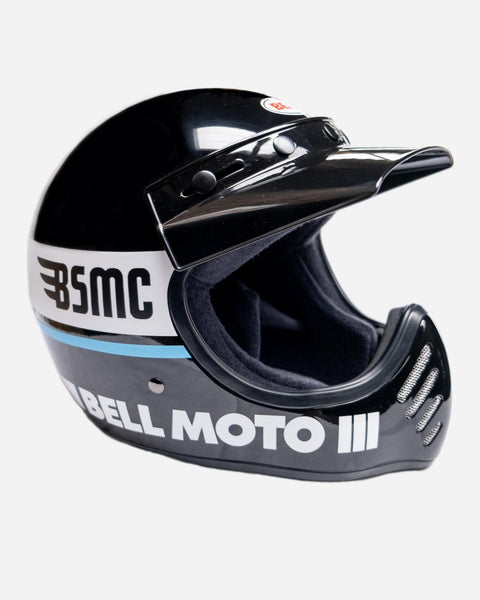 BSMC Retail Collaborations BSMC x Bell Moto-3 Motorcycle Helmet Black